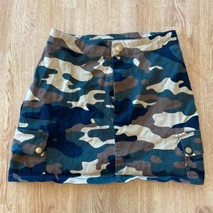 Cotton/spandex skirt